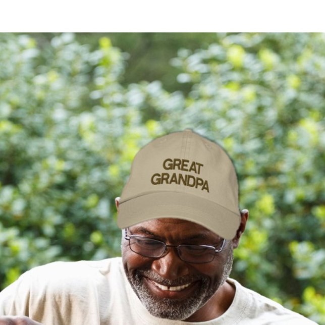 Great Grandpa embroidered cap (Creator Uploaded)