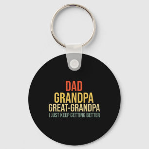 Great Grandpa For Fathers Day Keychain