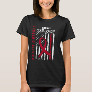 Great Grandpa Multiple Myeloma Awareness American T-Shirt