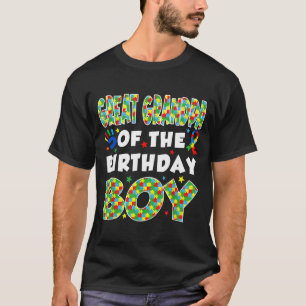 Great grandpa of the bday boy autism awareness T-Shirt