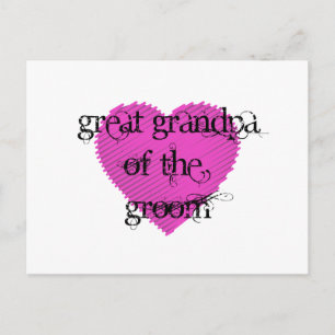 Great Grandpa of the Groom Postcard