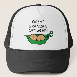 Great Grandpa of Twins Pod Trucker Hat