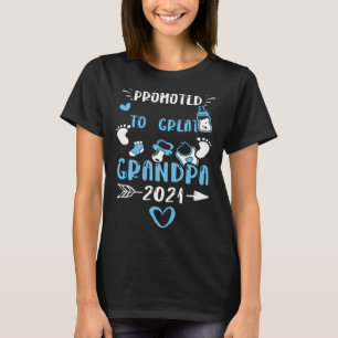 Great Grandpa Promoted to Great Grandpa 2021  Baby T-Shirt