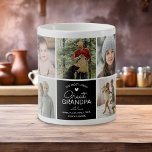GREAT GRANDPA 'the most loved' Photo Collage Coffee Mug<br><div class="desc">Surprise your great grandpa with the most unique and heartwarming gift that he'll cherish forever. Create a custom photo collage mug that captures his special memories and showcases his love for his grandkids!</div>