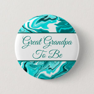 Great Grandpa To Be Boy's Baby Shower Button