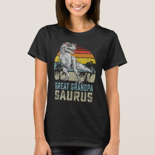 Great Grandpasaurus Rex Dinosaur Grandpa Saurus Fa T-Shirt