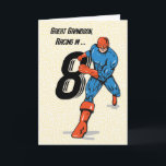 Great Grandson 8th Birthday Superhero Card<br><div class="desc">Eight is the magic number! Because your dearest great grandson will soon be celebrating his eighth birthday. Join in the celebration and gift him with this card once his special day finally comes.</div>