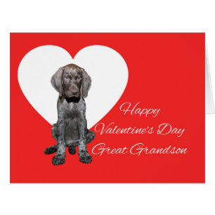 Great Grandson Glossy Grizzly Valentine Puppy Love