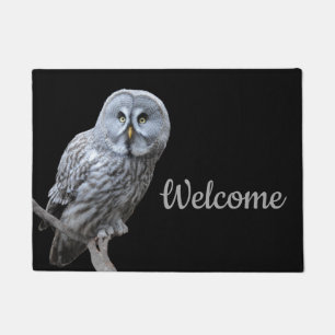 Great Gray Owl Doormat