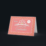 Great Great Granddaughter 14th Birthday with Crown Card<br><div class="desc">A fourteenth birthday celebration is right around the corner. This card would be perfect to send 14th birthday greetings and wishes to a very special great great granddaughter. Sparkling dots and a crown on the front makes the day shine bright.</div>