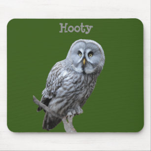 Great Grey Owl Mouse Pad
