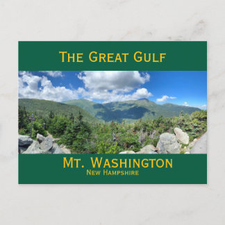 Great Gulf Mt. Washington New Hampshire Postcard