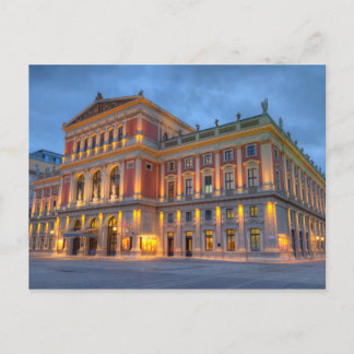 Great Hall of Wiener Musikverein, Vienna, Austria Postcard