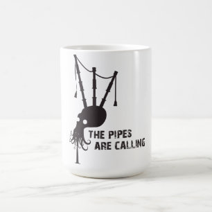 Great Highland Bagpipe - the pipes are calling Coffee Mug