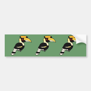 Great Hornbill Bumper Sticker