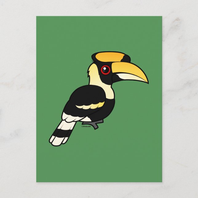 Great Hornbill Postcard (Front)