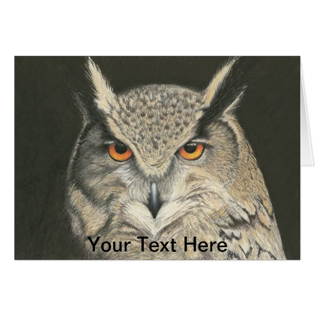Great Horned Owl (Front Horizontal)