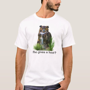 Great Horned Owl Customizable T-Shirt