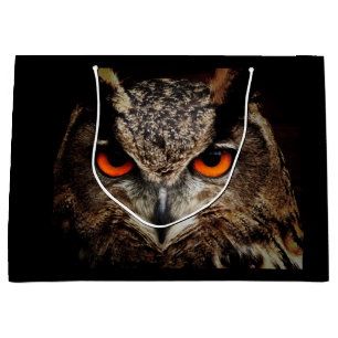 great horned owl gift bag