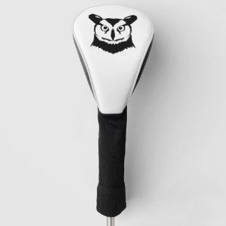 Great horned owl golf head cover