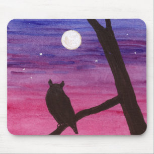 Great Horned Owl Mouse Pad