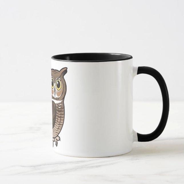 Great Horned Owl Mug (Right)