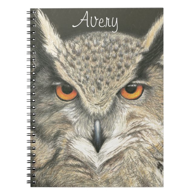Great Horned Owl Notebook (Front)