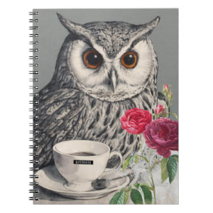 Great Horned Owl Notebook Journal