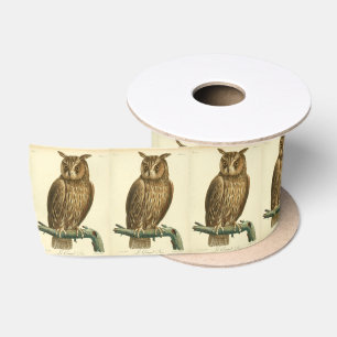 Great Horned Owl Thunder_Cove Satin Ribbon