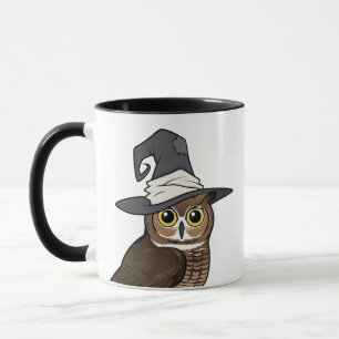 Great Horned Owl Witch! Mug