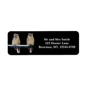 Great Horned Owls Return Address