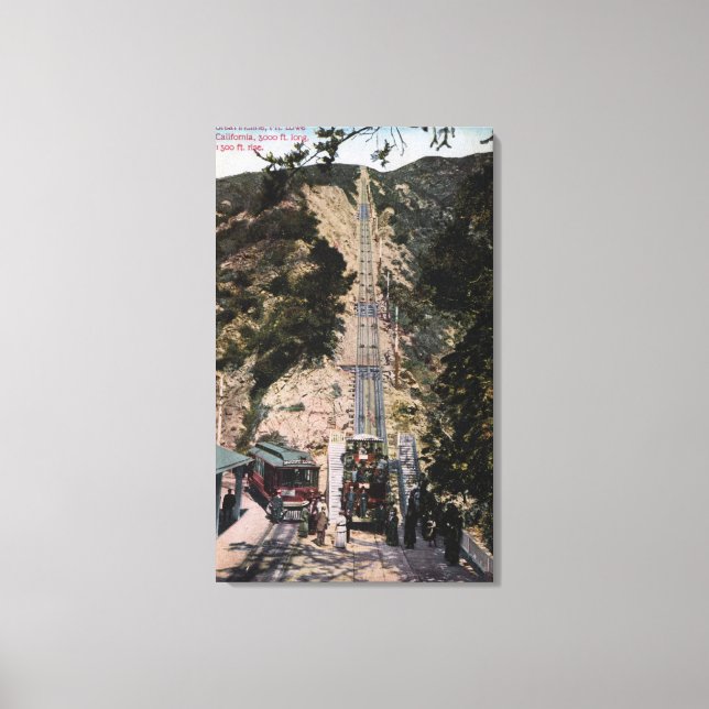 Great Incline Railway View Canvas Print (Front)