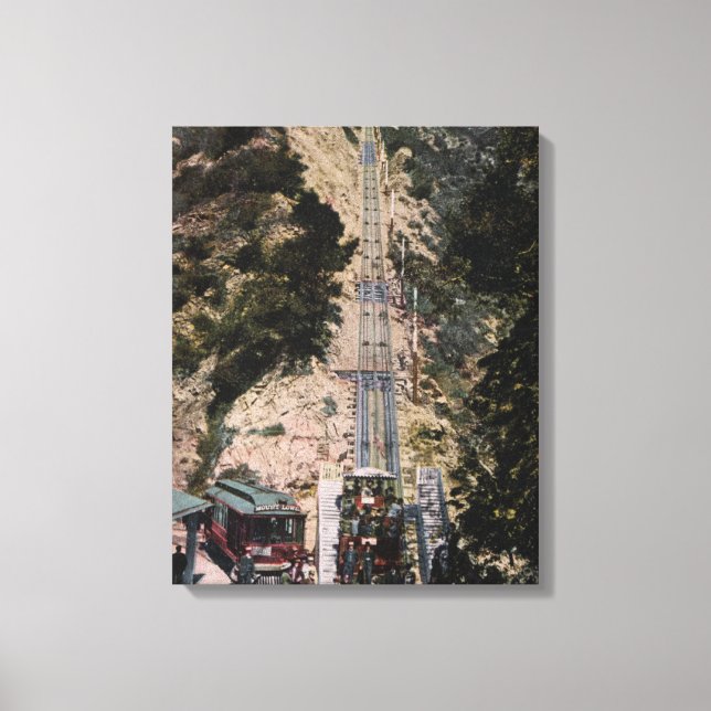 Great Incline Railway View Canvas Print (Front)