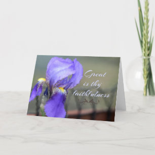 Great Is Thy Faithfulness Greeting Card