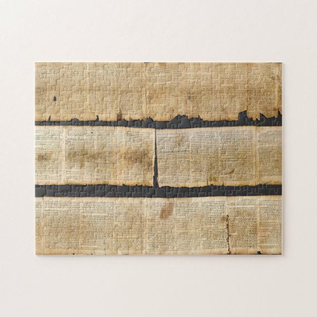 Great Isaiah Scroll Dead Sea Scrolls 1QIsaa Jigsaw Puzzle (Horizontal)
