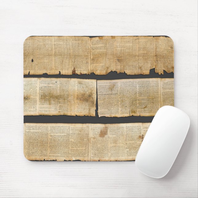 Great Isaiah Scroll Dead Sea Scrolls 1QIsaa Mouse Pad (With Mouse)