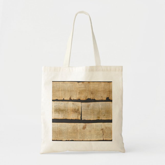 Great Isaiah Scroll Dead Sea Scrolls 1QIsaa Tote Bag (Front)