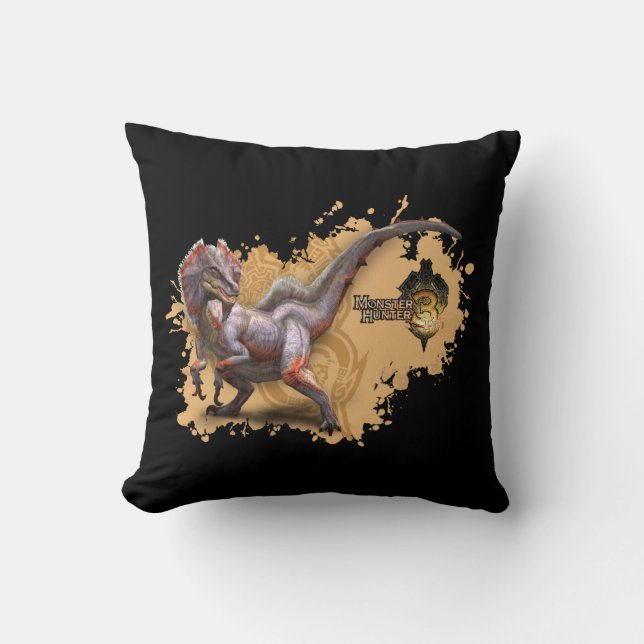 Great Jaggi Throw Pillow (Front)