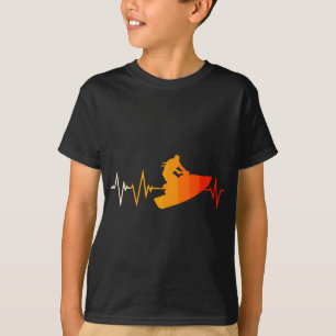 Great Jet Ski Heartbeat Jet Ski Driver PWC Motorsp T-Shirt