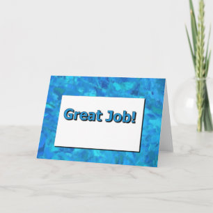Great Job! Card