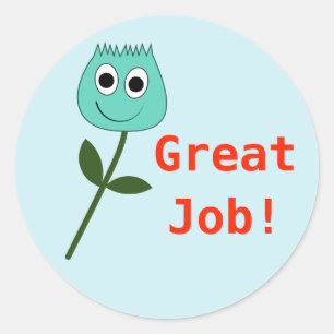 Great Job! Classic Round Sticker
