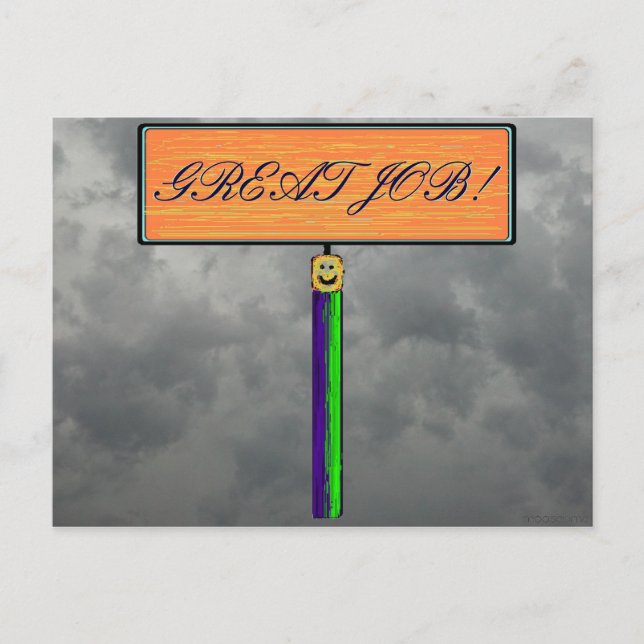 GREAT JOB! Post Card (Front)