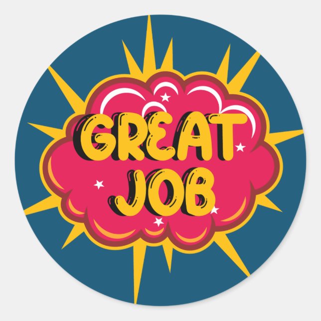 great job sticker (Front)