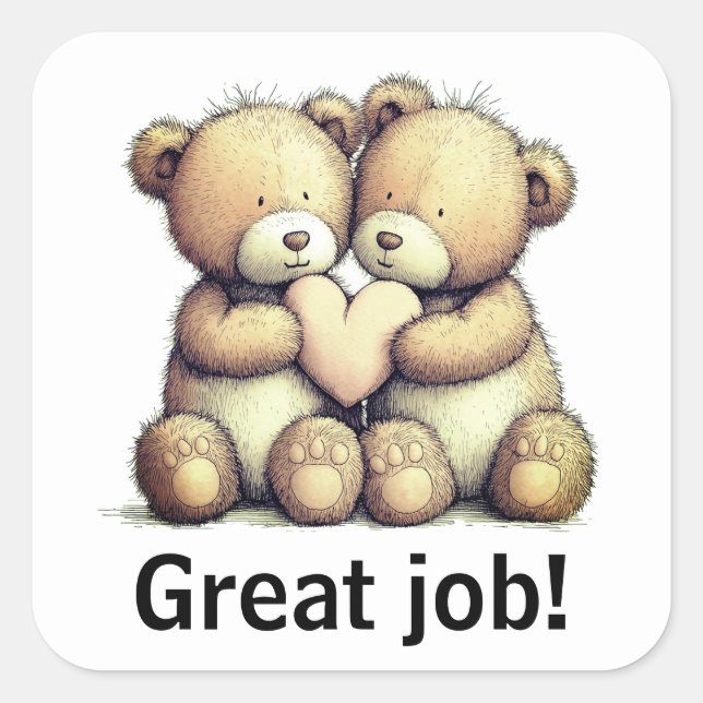 Great job stickers (Front)