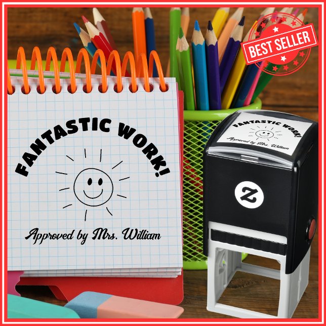 Great Job SUN shine Grading Encouragement Teacher Self-inking Stamp (Creator Uploaded)