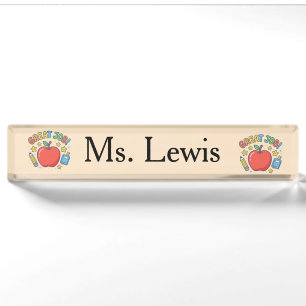 Great Job, Teacher and Student Nameplate
