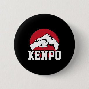 Great Kenpo Karate Fist Design Japanese Martial Ar 2 Inch Round Button