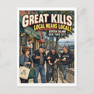 Great Kills Means Local Postcard