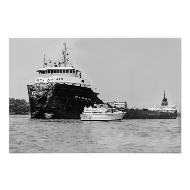 Great Lakes Algoma Montrealais at St. Clair, MI  Photo Print (Front)