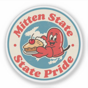 Great Lakes Charm_ Michigan Mitten Vintage Style